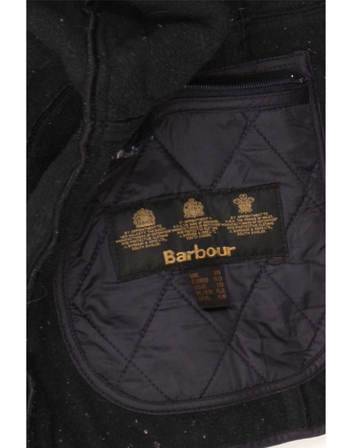 Giacca trapuntata da donna Barbour UK 14 Large Blu Navy Colourblock