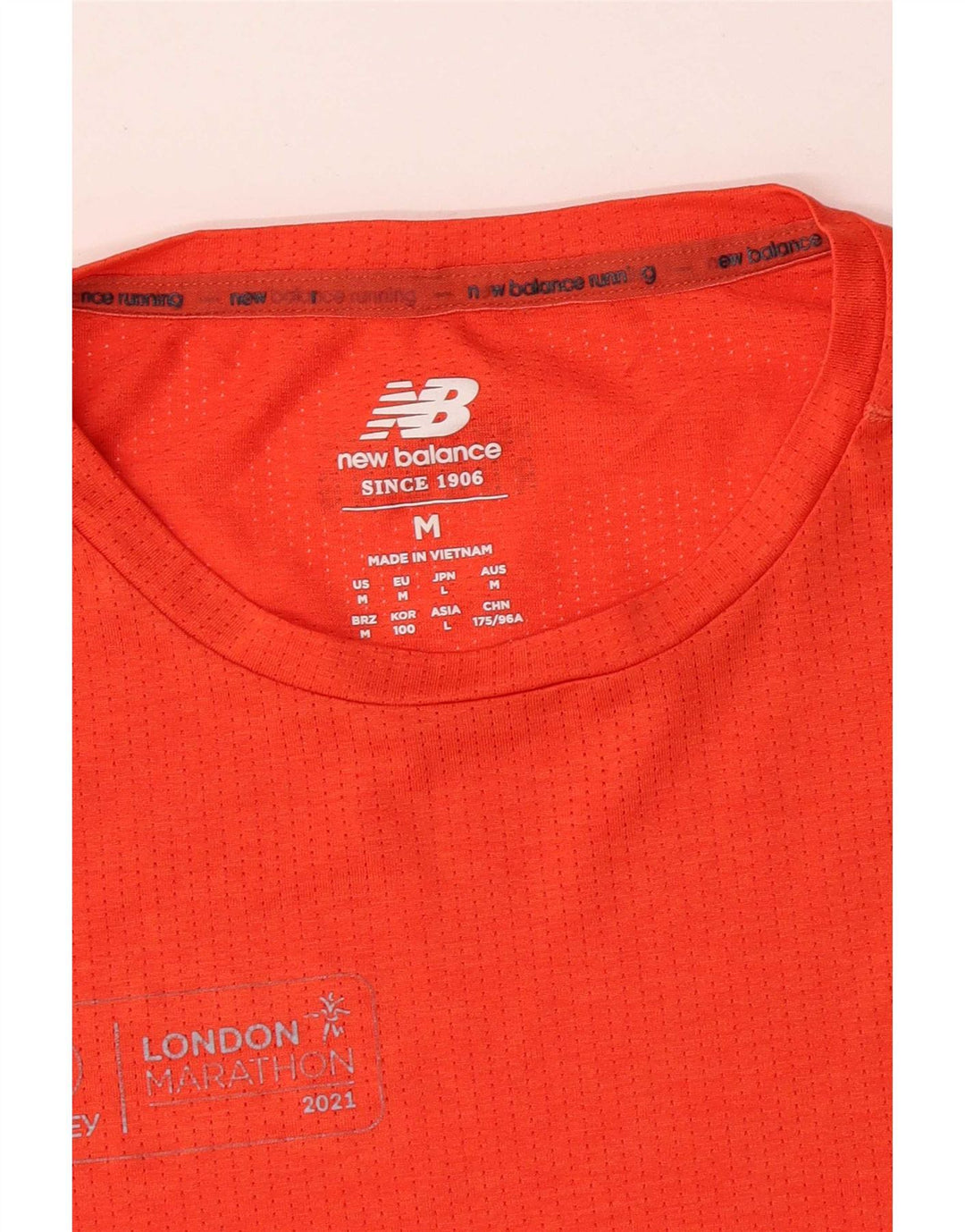 Maglietta da uomo New Balance arancione medio