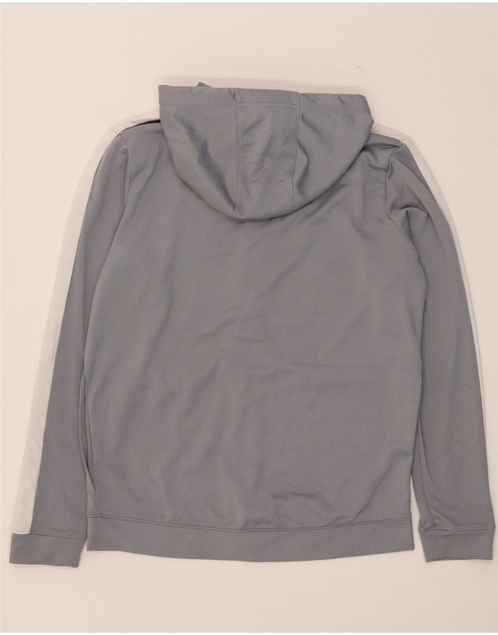 Felpa con cappuccio e zip da uomo Under Armour Poliestere color block grigio medio