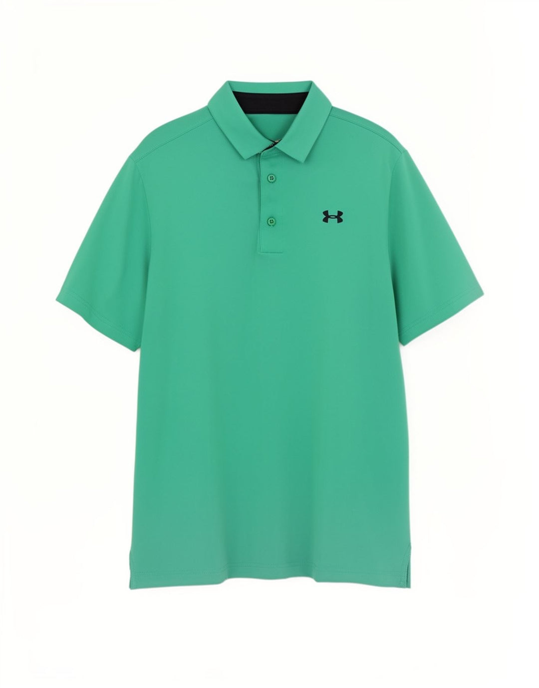 Polo da uomo Under Armour in poliestere verde medio