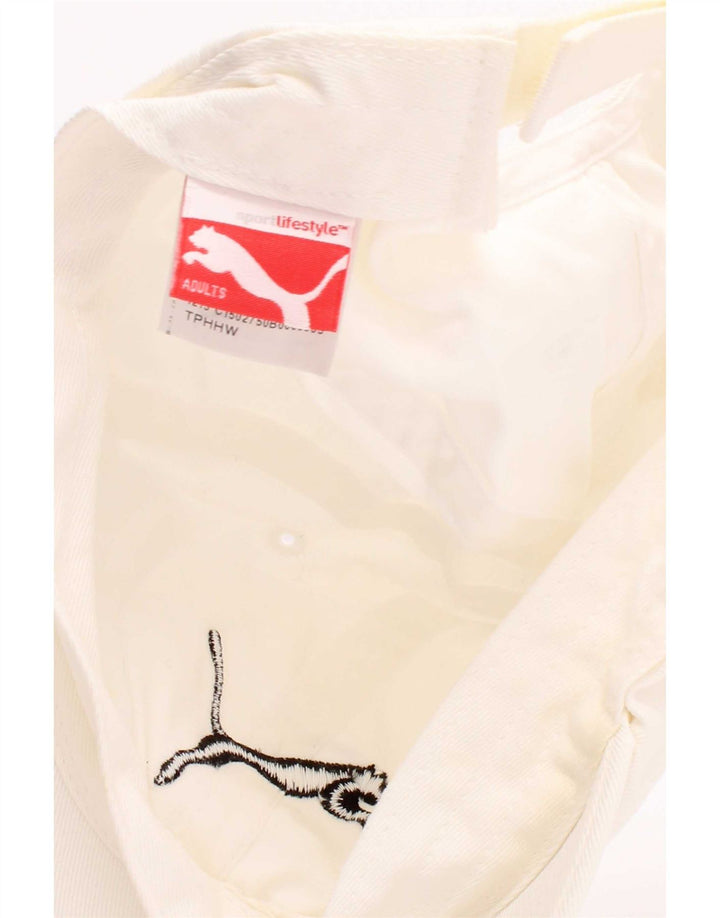 Puma Cappellino da Baseball Uomo con Grafica Taglia Unica Bianco
