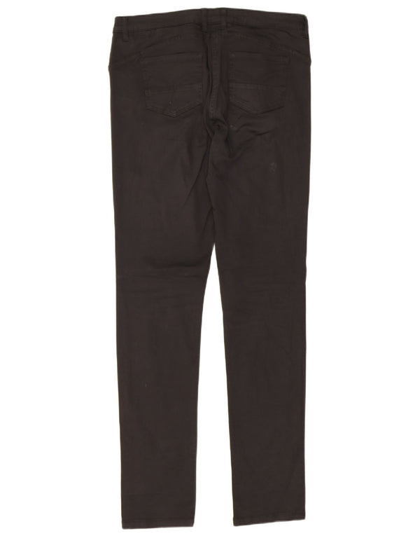 Pantaloni casual slim fit da donna di Dack IT 46 Large W32 L32 cotone nero