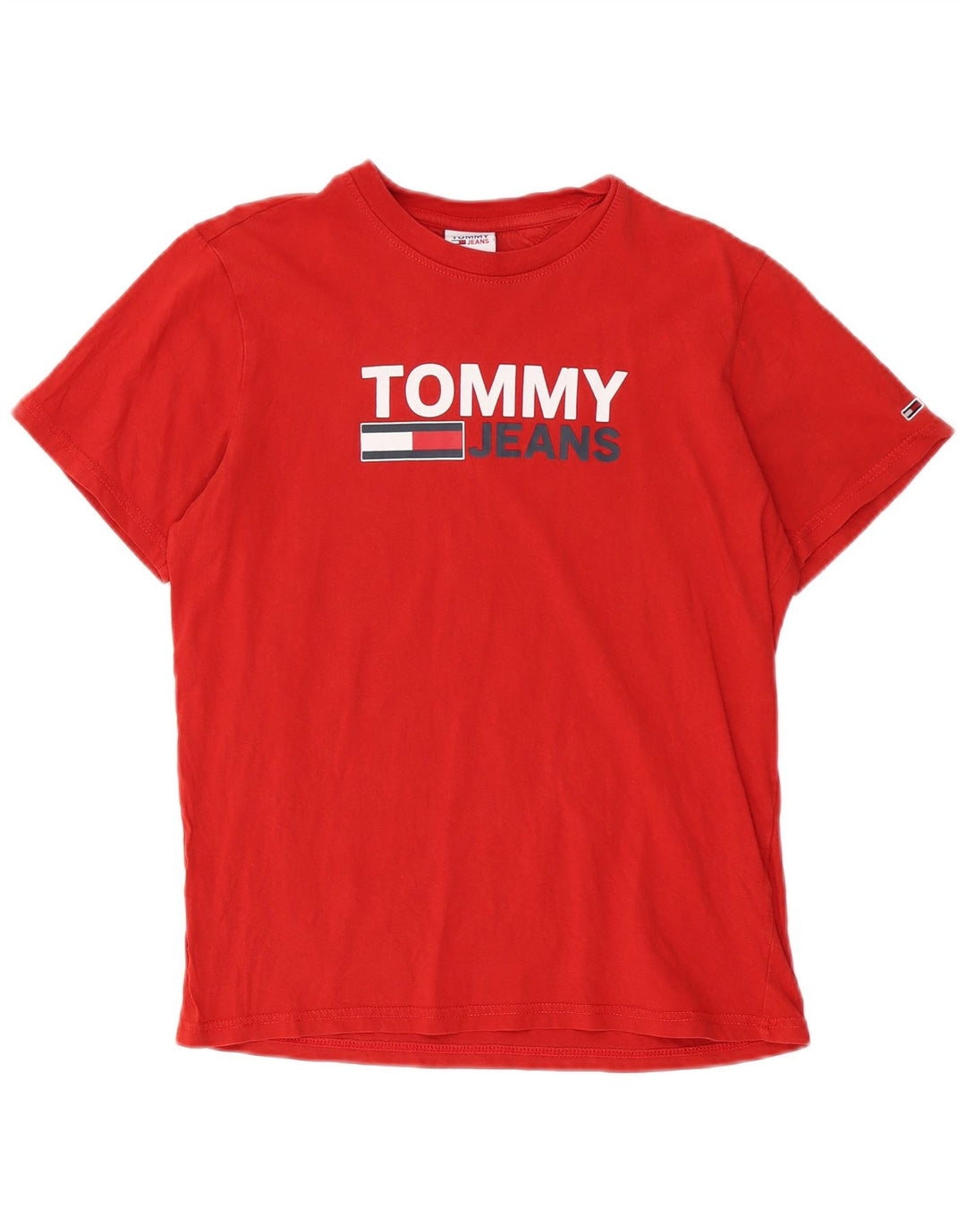 T-shirt grafica da uomo Tommy Hilfiger Top piccola rossa