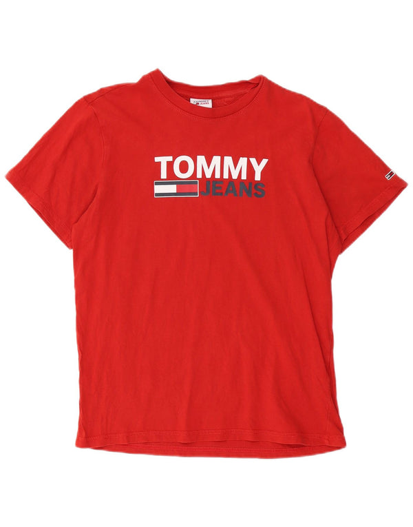 T-shirt grafica da uomo Tommy Hilfiger Top piccola rossa