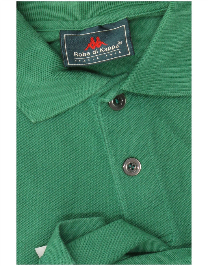 Polo Kappa da uomo grande verde