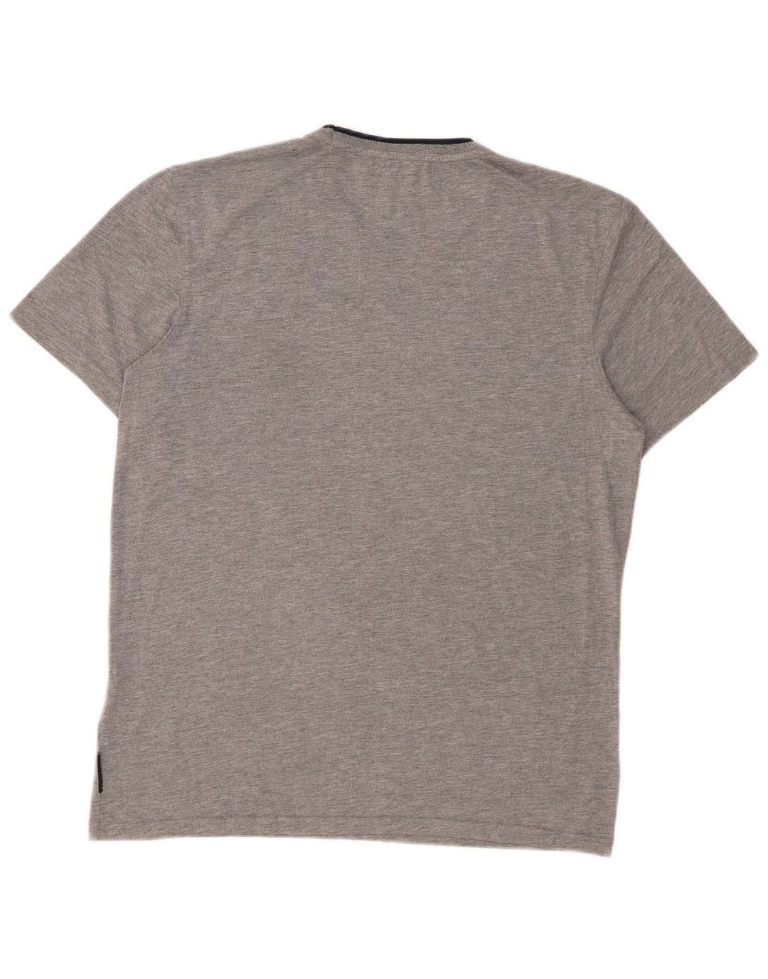 T-shirt da uomo Ted Baker taglia superiore 3 poliestere grigio medio