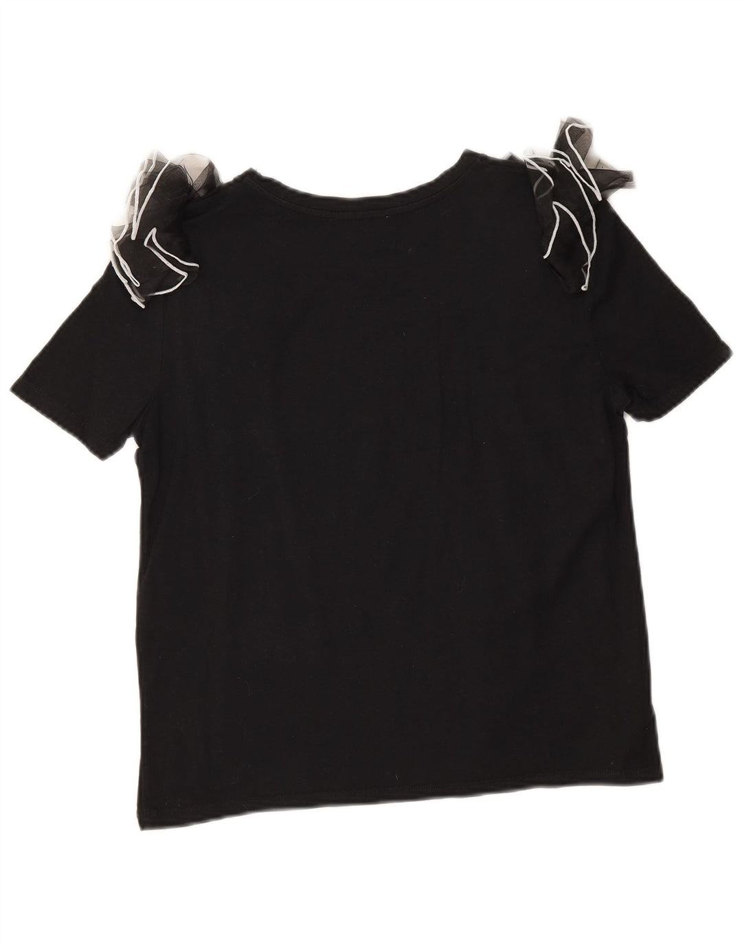 Camicetta da donna Zara Top UK 10 piccola in cotone nero