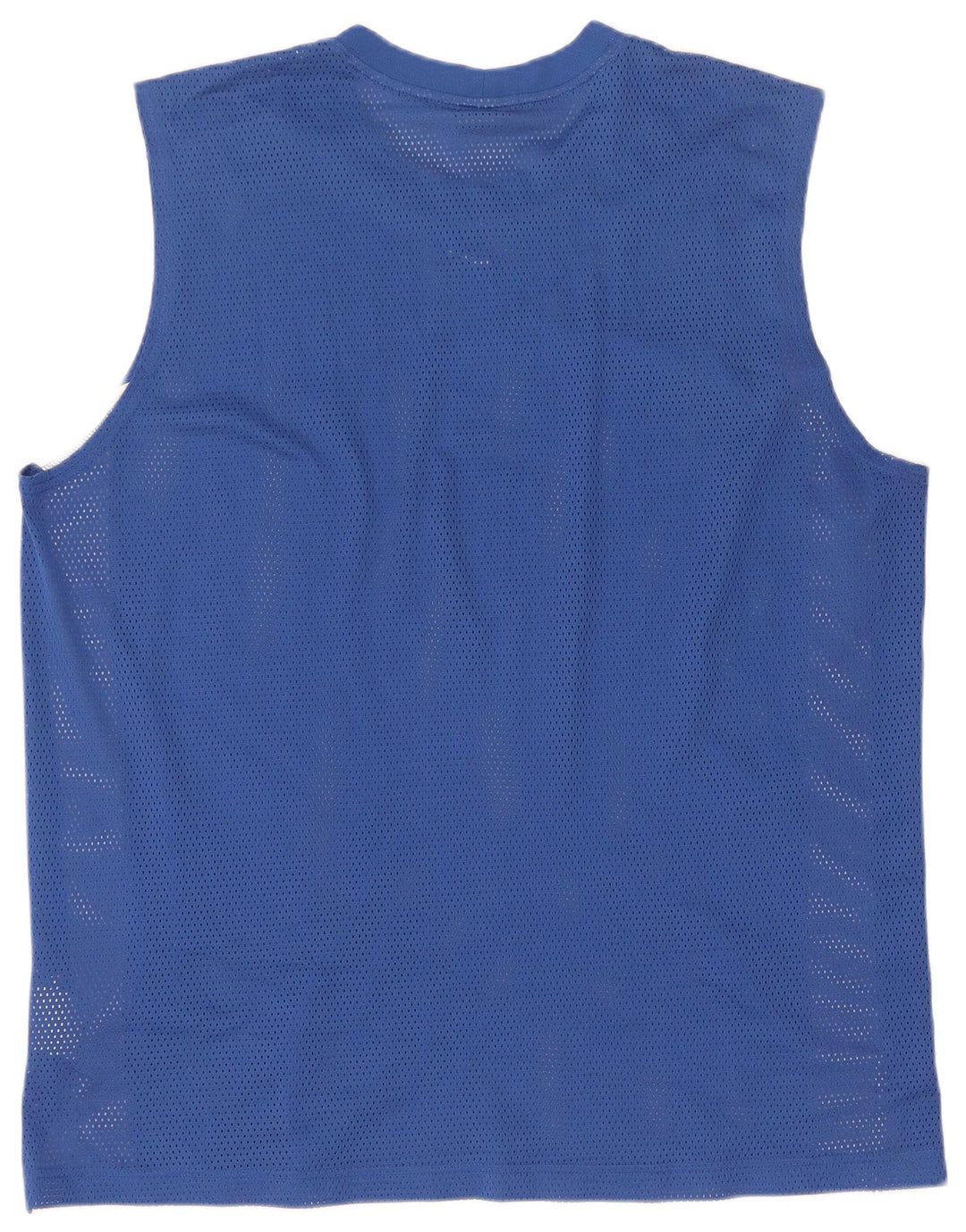 Canotta Nike da uomo grande in poliestere color block blu