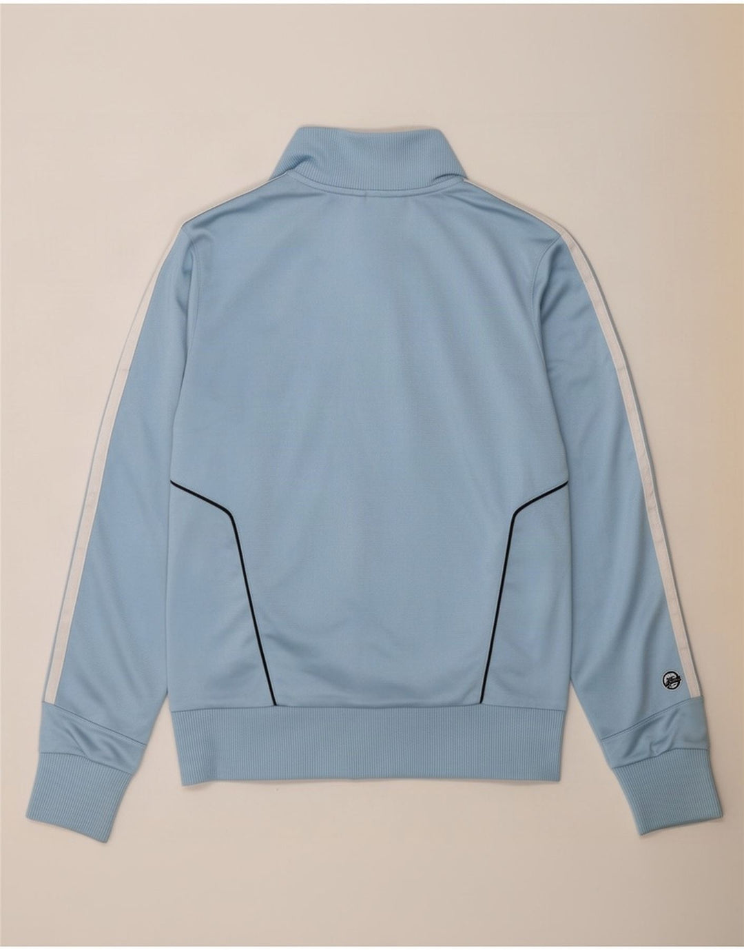 Giacca da tuta da donna Adidas UK 14 poliestere blu medio