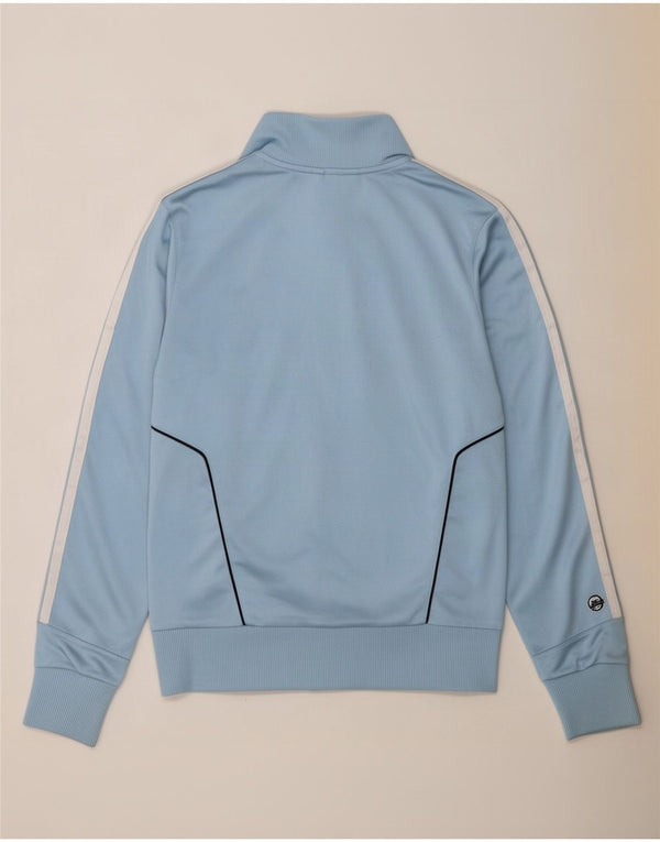 Giacca da tuta da donna Adidas UK 14 poliestere blu medio
