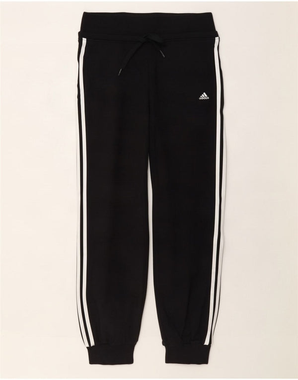 Pantaloni da tuta da donna Adidas Joggers UK 8 Small Black Cotton