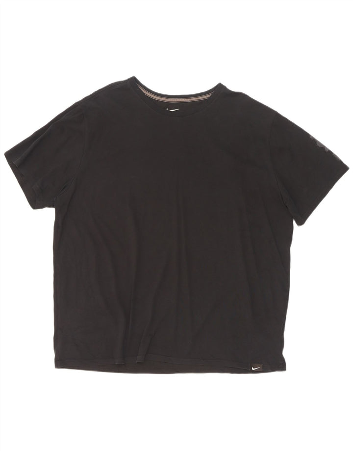 Nike T-Shirt Dri Fit da Uomo Top 2XL Cotone Nero