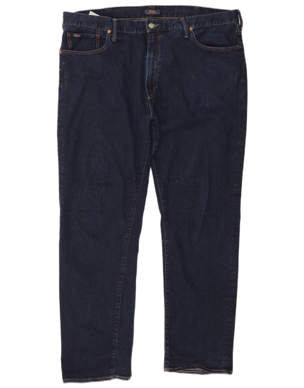 Polo Ralph Lauren Jeans dritti Hampton dalla vestibilità rilassata da uomo W42 L29 Blu navy