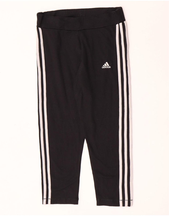 Leggings Adidas Climalite Capri da donna UK 16 grande nero