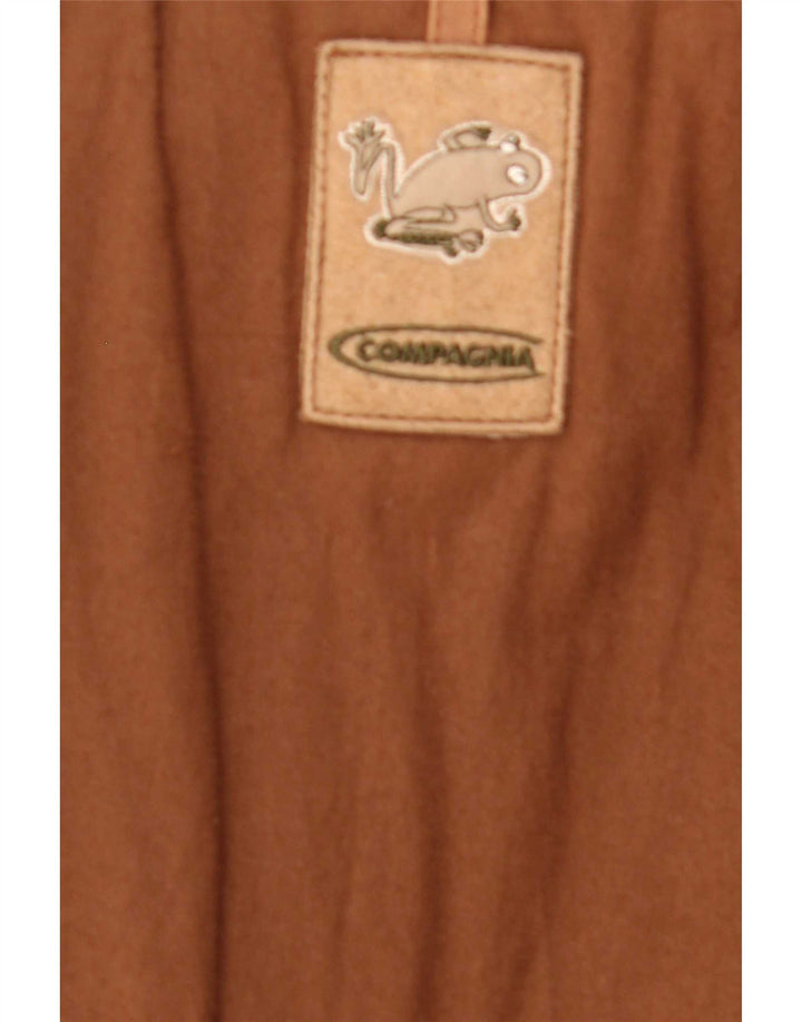 Giacca in pelle da donna Compagnia UK 14 Marrone medio