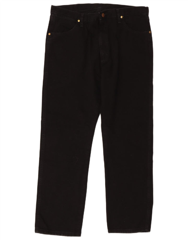Jeans dritti da uomo Wrangler W36 L30 neri
