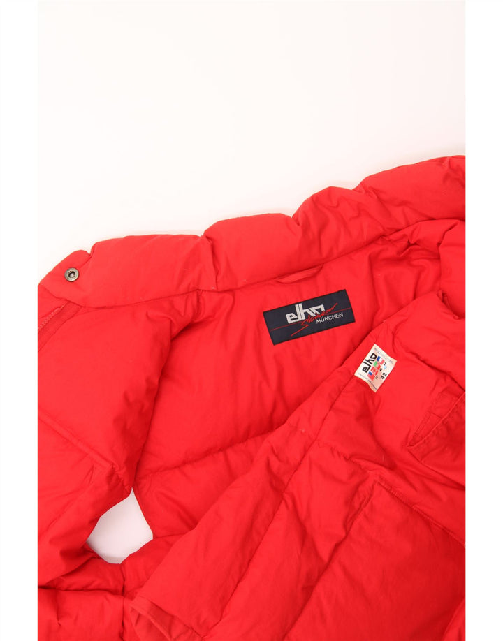ELHO Womens Padded Jacket EU 42 Large Red Polyamide Vintage Elho and Second-Hand Elho from Messina Hembry 