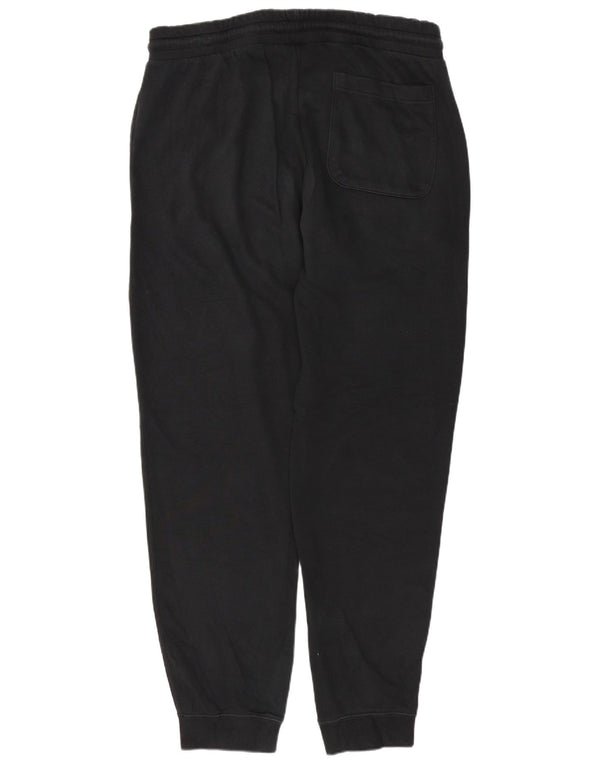 Converse Pantaloni da tuta da donna Joggers UK 14 Large Nero Cotone