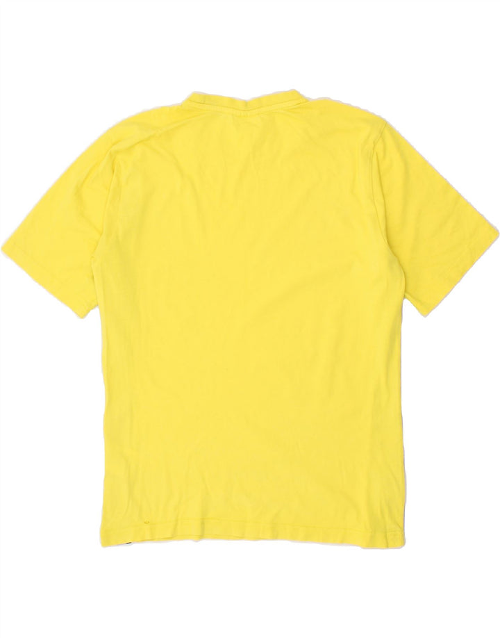 FILA Mens Graphic T-Shirt Top Small Yellow Cotton Vintage Fila and Second-Hand Fila from Messina Hembry 