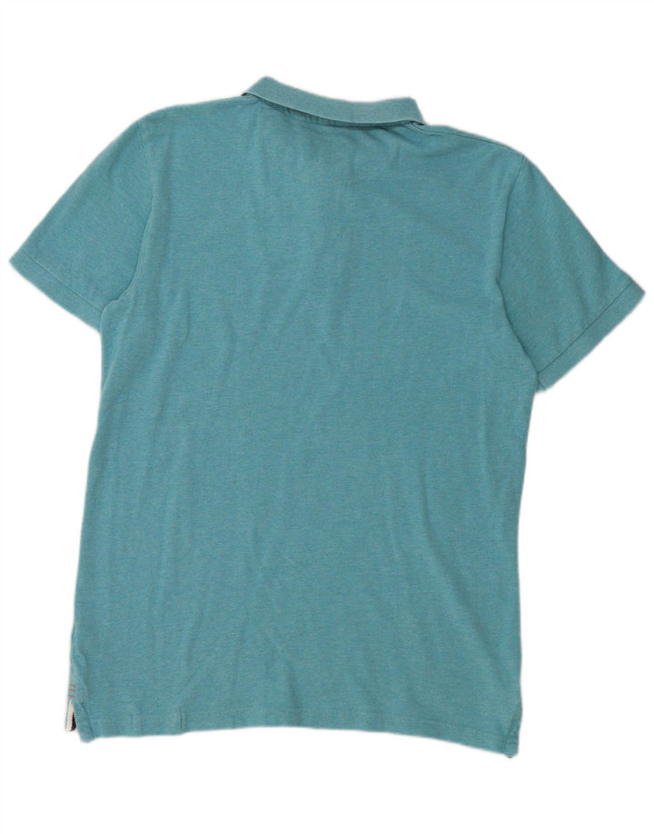 Polo da uomo White Stuff in cotone blu medio