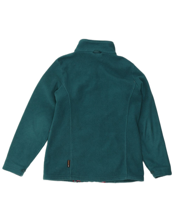 Giacca in pile foderata da donna Jack Wolfskin UK 12/14 Poliestere verde medio