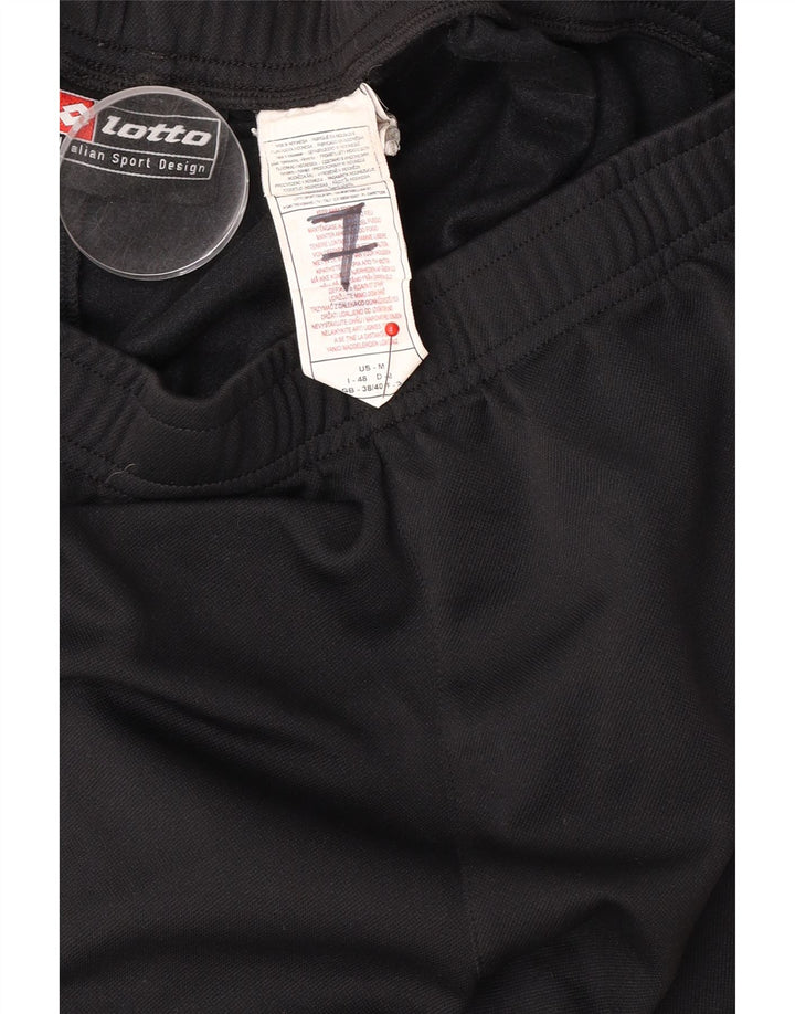 Pantaloncini sportivi grafici da uomo LOTTO UK 38/40 Poliestere nero medio
