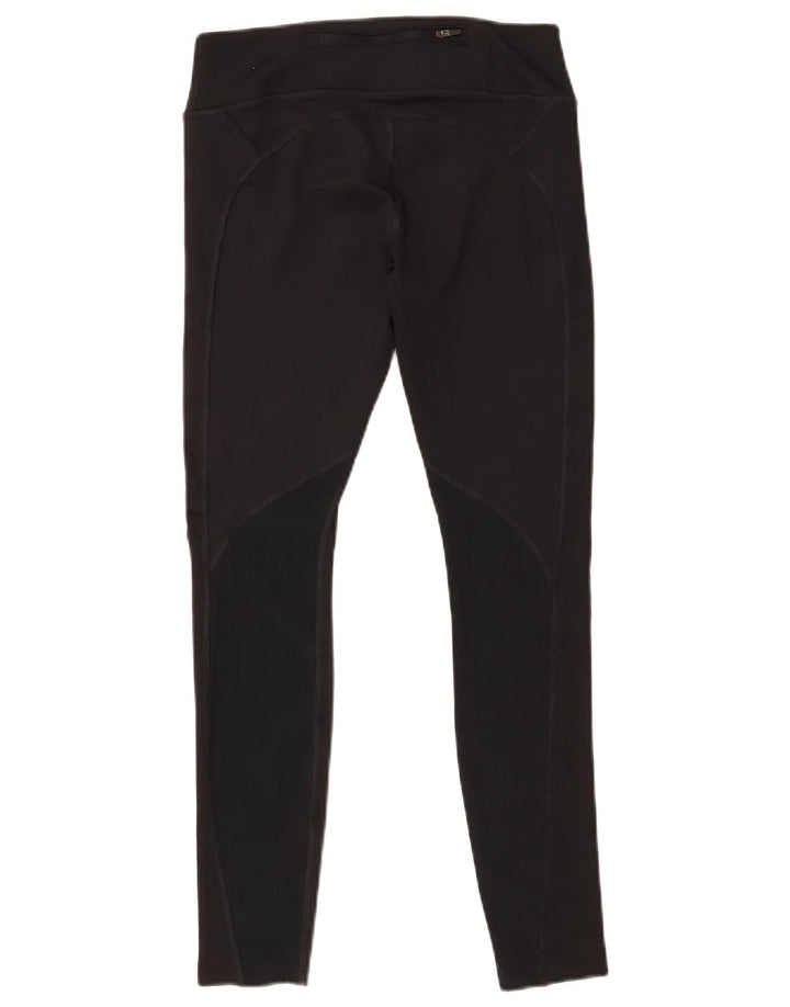 Leggings corti NIKE Dri Fit da donna UK 12 medio nero poliestere