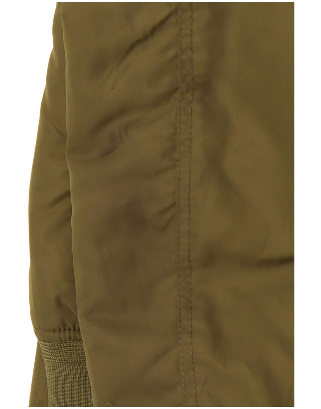 Giacca da aviatore da volo grafica ZARA da uomo UK 40 grande nylon verde