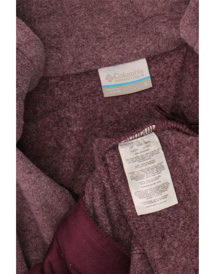 Giacca in pile da donna COLUMBIA UK 10 Piccolo poliestere screziato viola