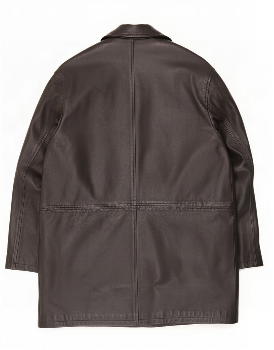Cappotto in pelle da uomo Zara UK 42 XL Nero