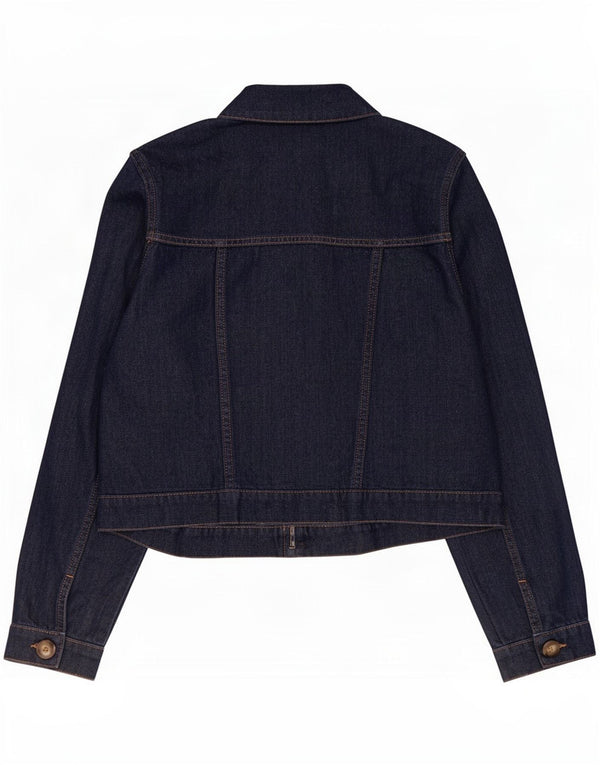 Giacca di jeans corta da donna Phase Eight UK 14 grande cotone blu navy