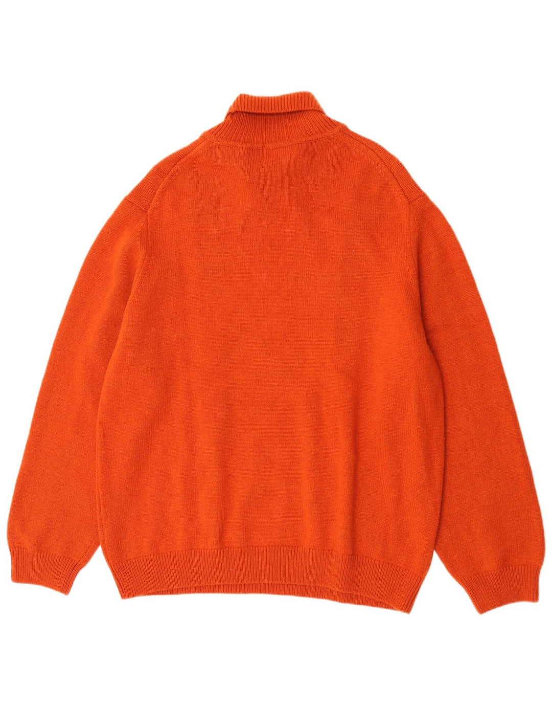Maglione maglione a collo alto da uomo C&A 2XL lana arancione