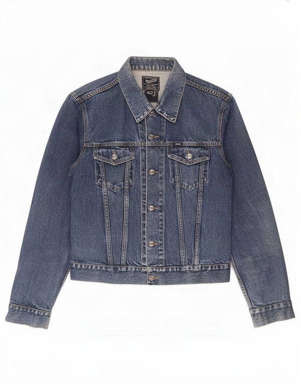 Giacca di jeans da uomo Gas UK 38 Cotone blu medio