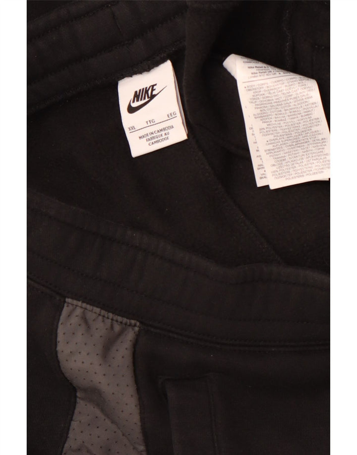 NIKE Pantaloni da tuta da uomo Joggers 2XL Cotone color block nero