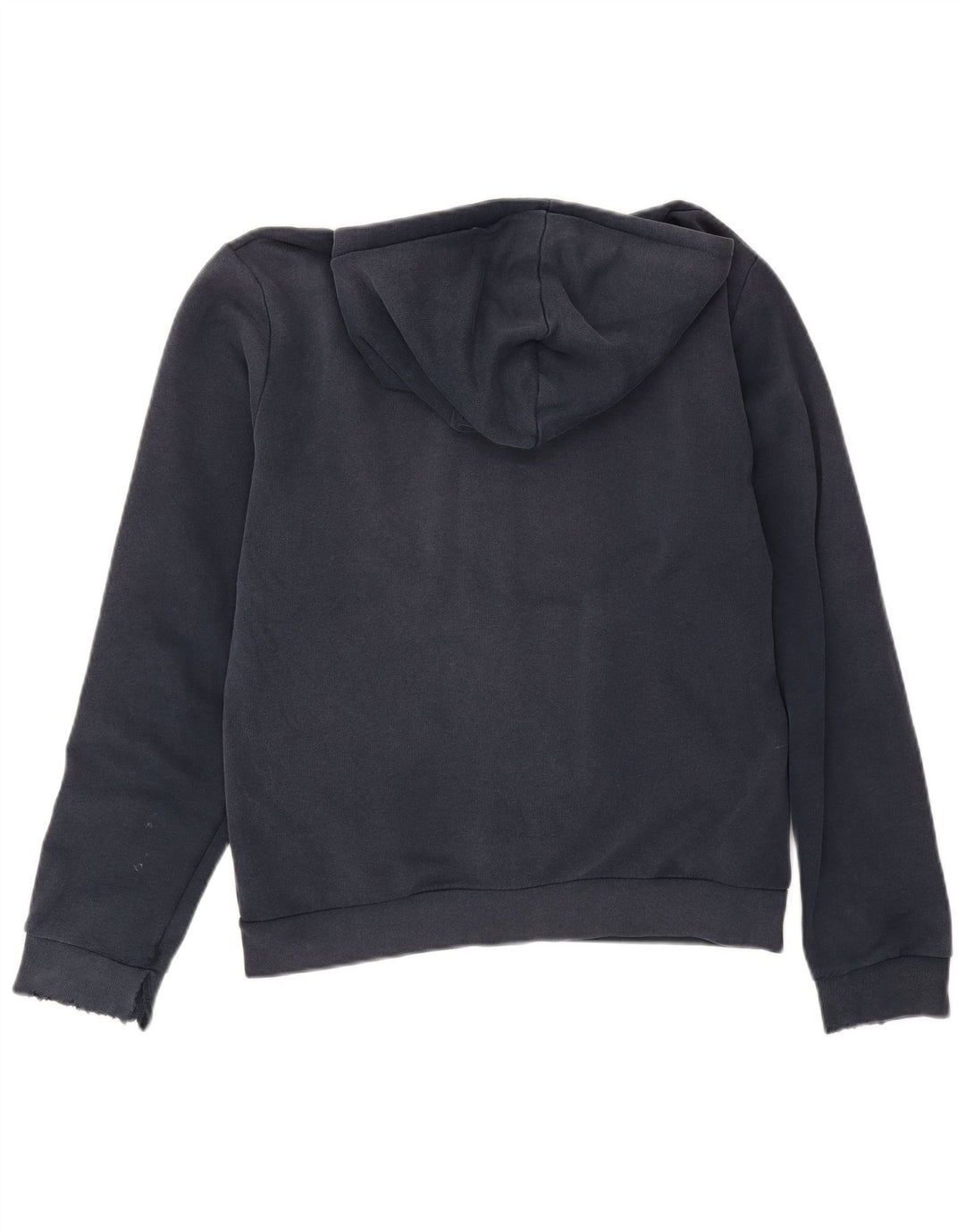 Maglione con cappuccio e zip da uomo Zara in cotone blu navy medio
