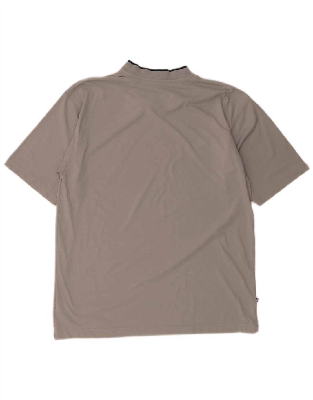 T-shirt da uomo Le Coq Sportif Top Large in poliestere grigio