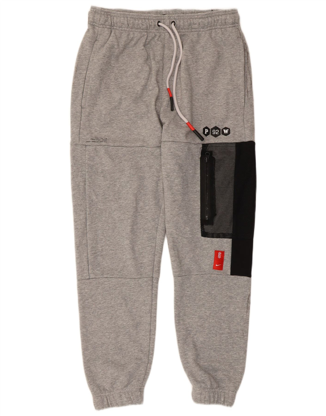 Pantaloni da tuta da uomo Nike Joggers in cotone color block grigio medio