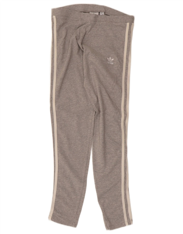 Leggings Adidas da donna UK 10 piccolo cotone grigio