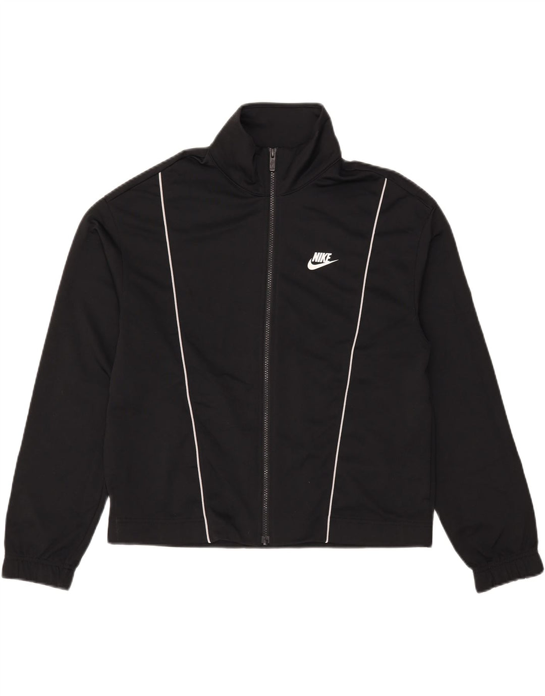 Giacca da tuta da donna NIKE UK 14 poliestere nero medio