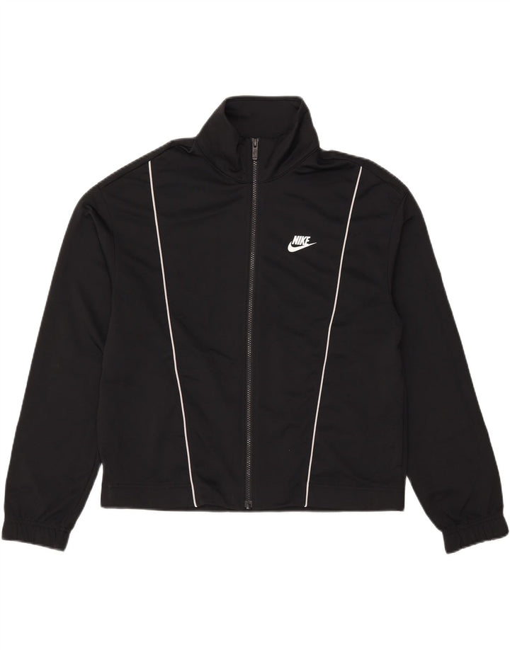 Giacca da tuta da donna NIKE UK 14 poliestere nero medio