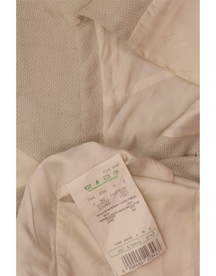 Gilet Vintage da Uomo IT 56 2XL Grigio Seta