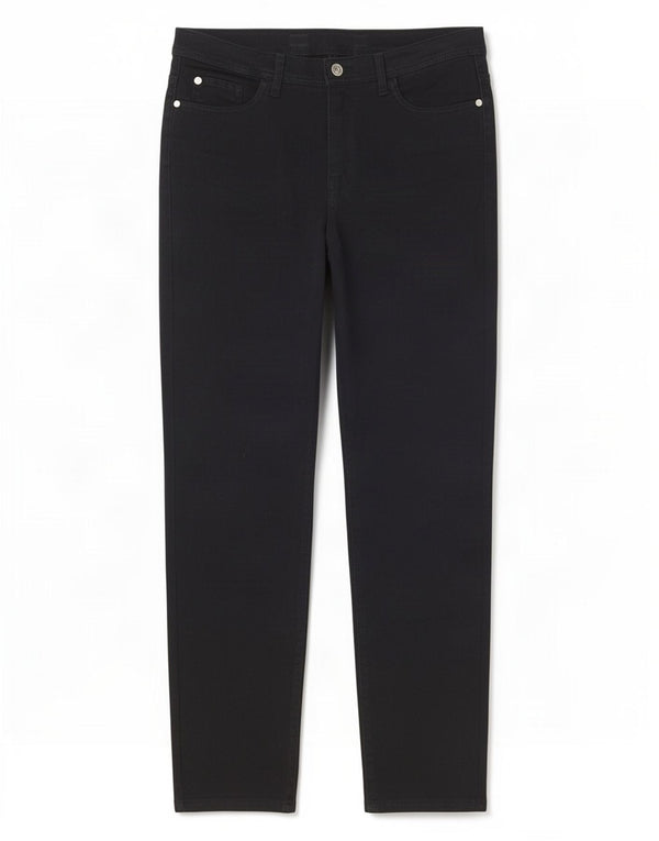 Pantaloni Casual Slim Donna Trussardi W32 L27 Blu Navy Cotone