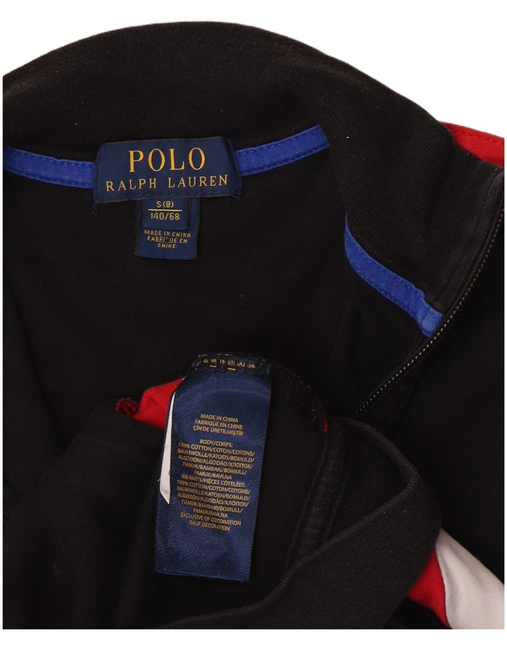 Giacca da tuta da ragazzo Polo Ralph Lauren 7-8 anni piccola nera