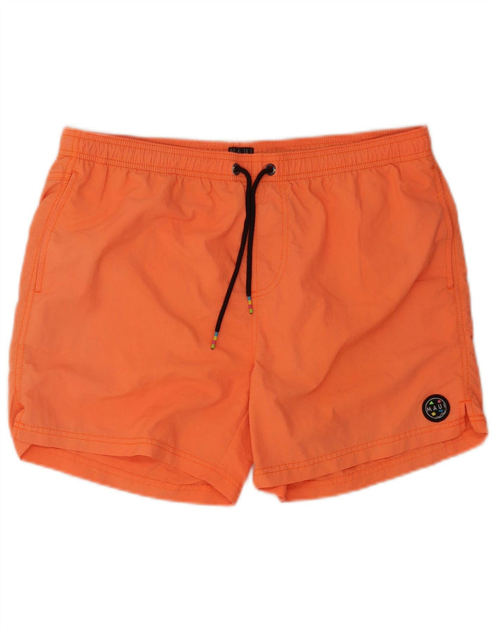 Pantaloncini da bagno da uomo Maui and Sons XL arancioni