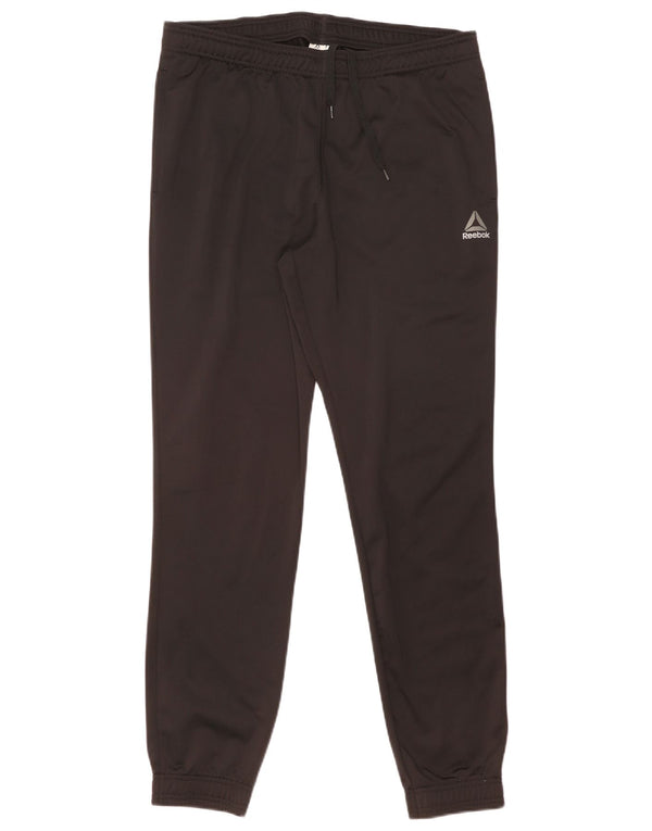 Pantaloni da tuta da uomo Reebok Joggers Large Nero Poliestere