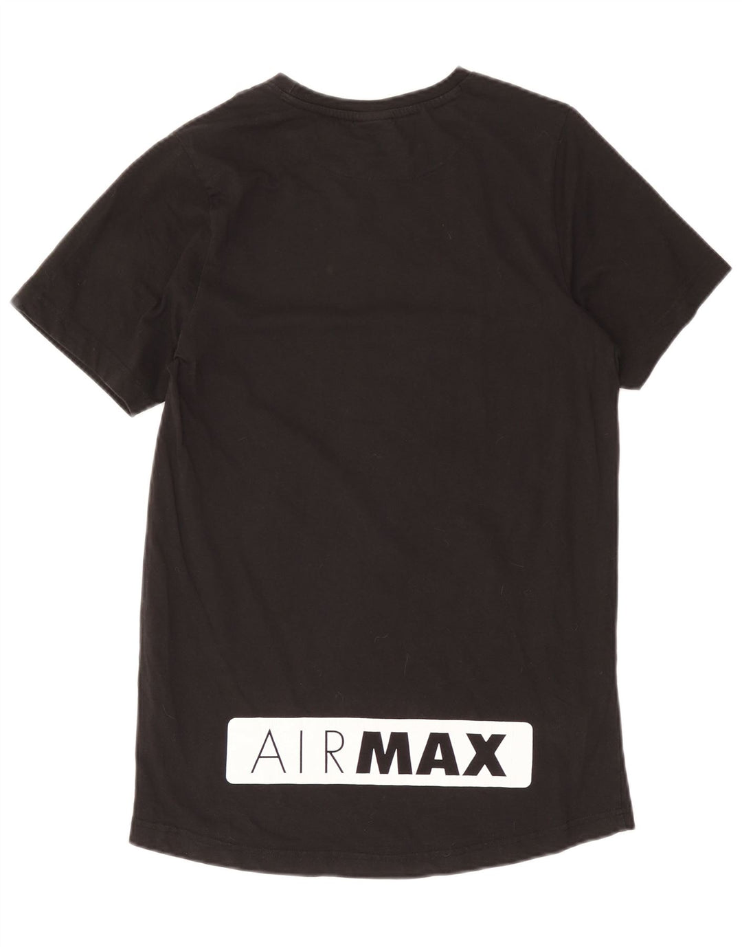 T-shirt grafica da uomo Nike Air Max con grafica media in cotone nero