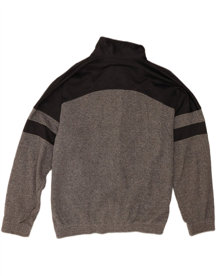 CHAMPION Mens Graphic Tracksuit Top Jacket Medium Grey Colourblock Cotton Vintage Champion and Second-Hand Champion from Messina Hembry 