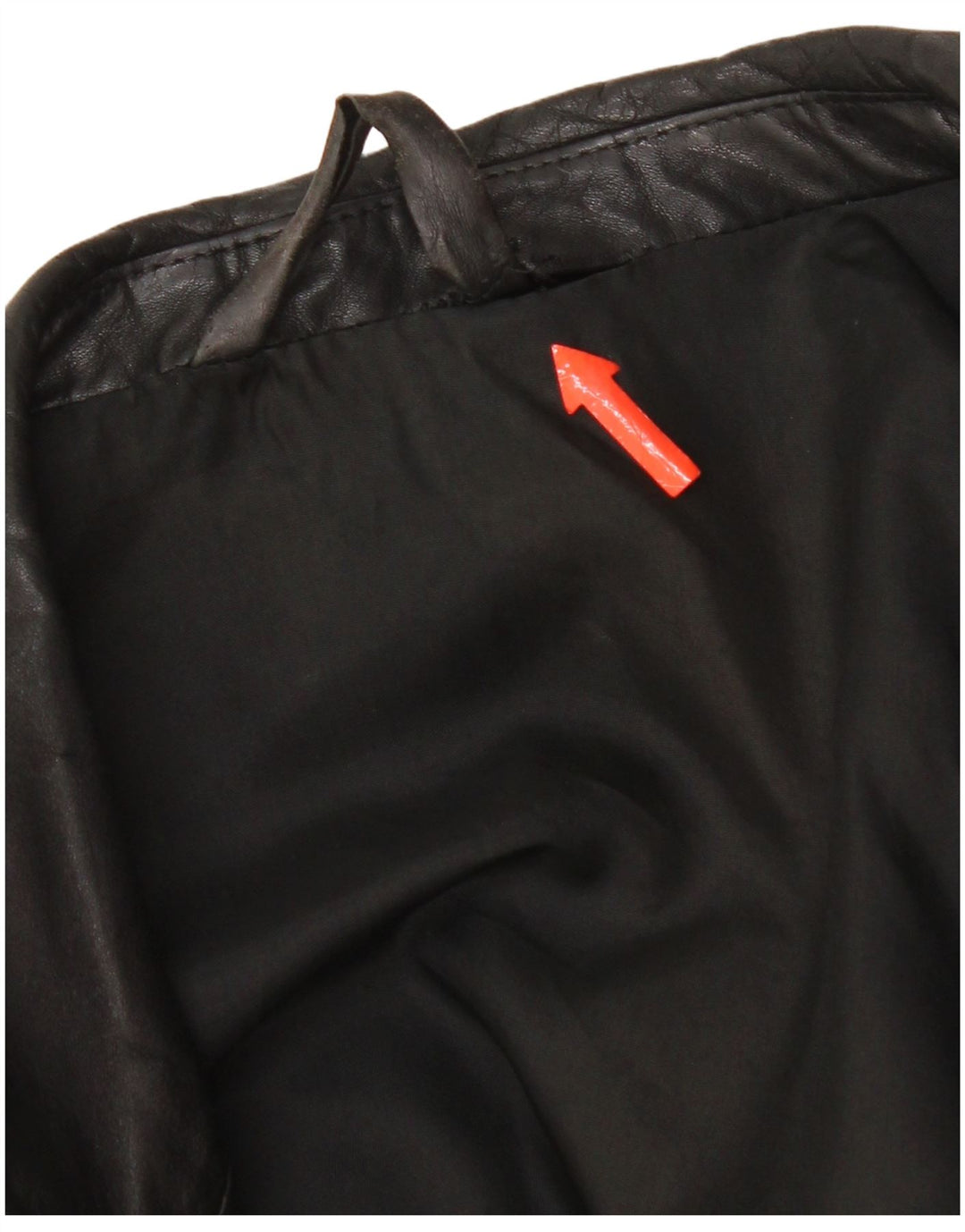 Giacca in pelle vintage da uomo UK 38 in pelle nera media