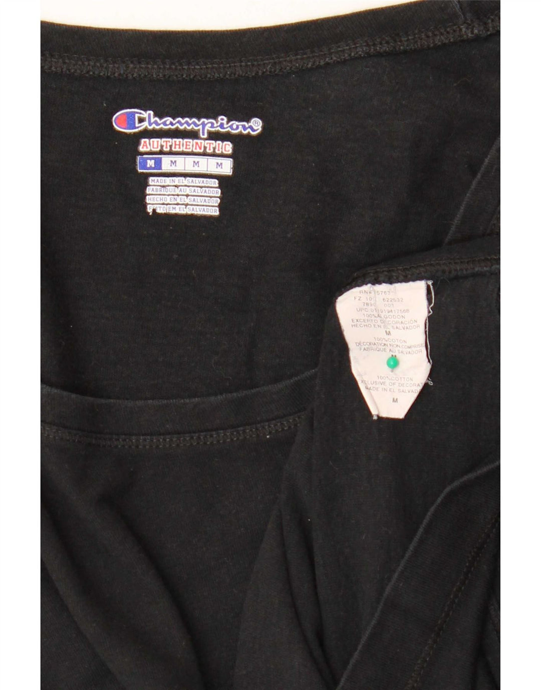 Top da donna a maniche lunghe Champion UK 12 cotone nero medio
