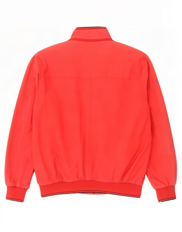 Geox Uomo Respira Bomber Giubbotto UK 44 2XL Rosso Cotone
